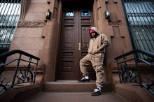 Load image into Gallery viewer, Brown &amp; Pink Heavy Weight Sweat Suit

